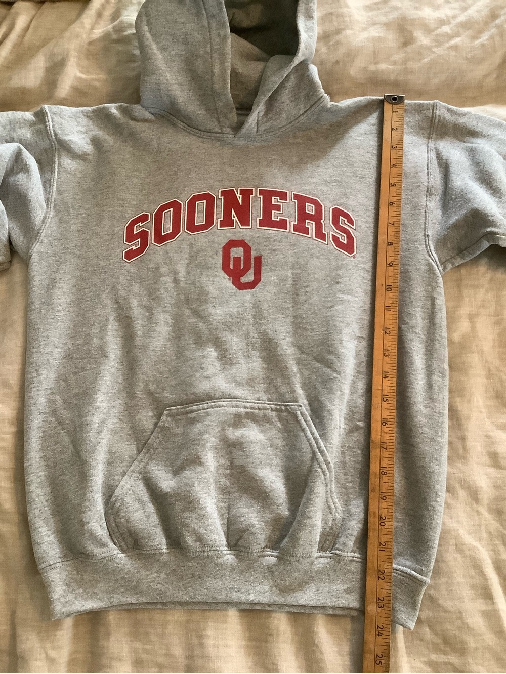 OU Oklahoma Sooners hoodie sweatshirt Youth XL Gildan - Picture 8 of 8